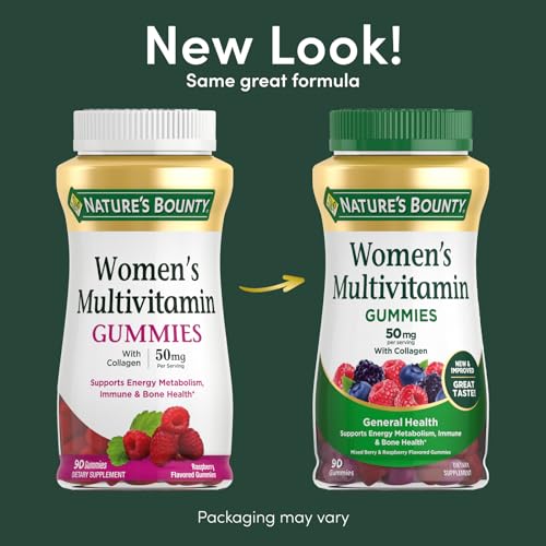 Nature's Bounty Women Multivitamin Gummies, Mixed Berry and Raspberry - image 2