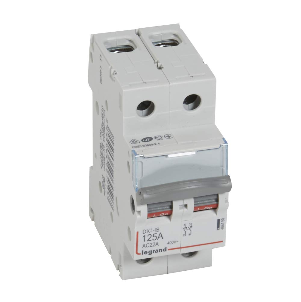 Interrupteur-​sectionneur DX³-​IS 2P 400V~ - 125A - 2 modules