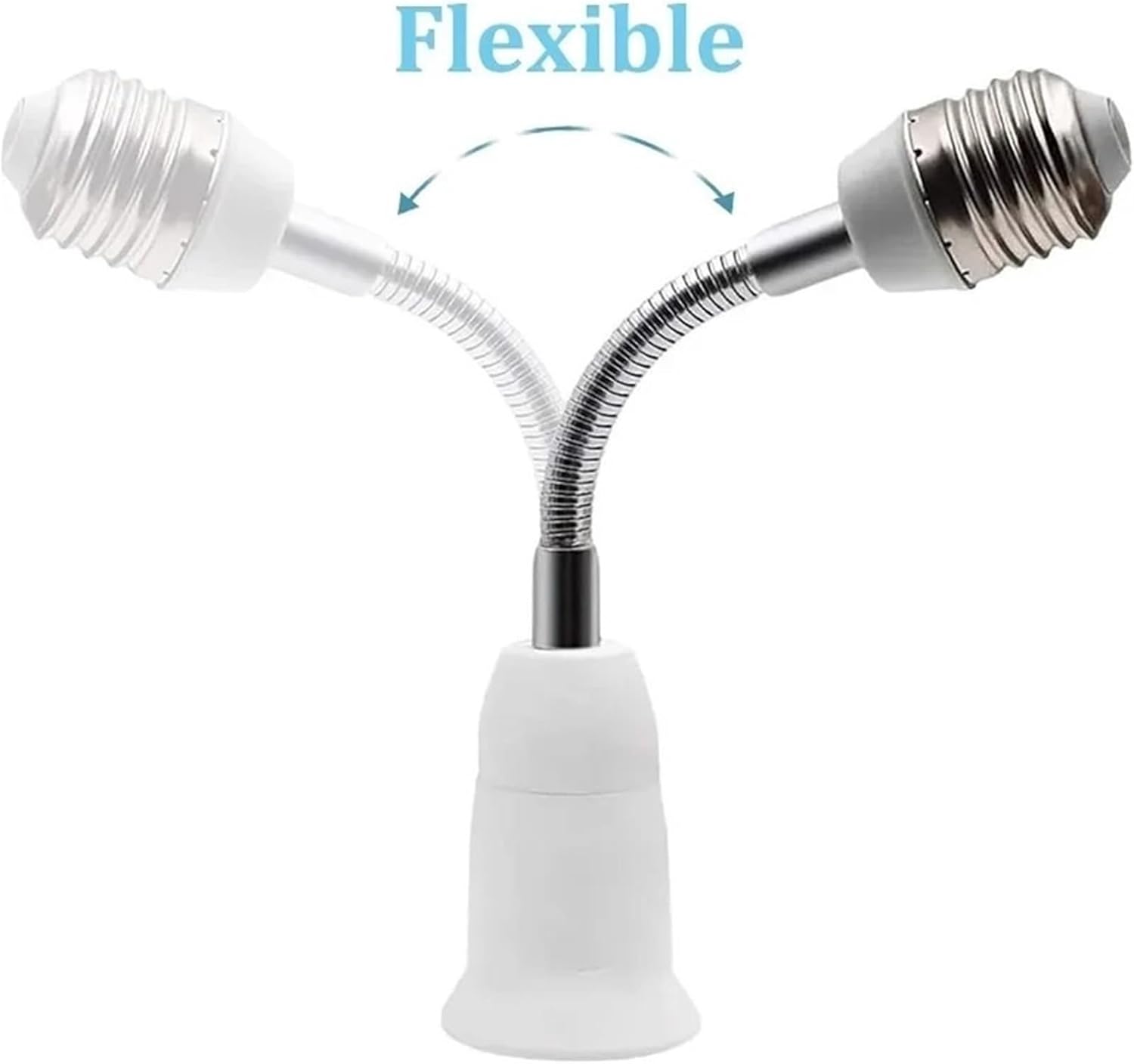 2PCS E27 to E27 Bulb Extension Lamp Holder Light Socket Adapter 20CM 30CM 40CM 50CM 60CM LED Lamp Holder Converter(30cm)