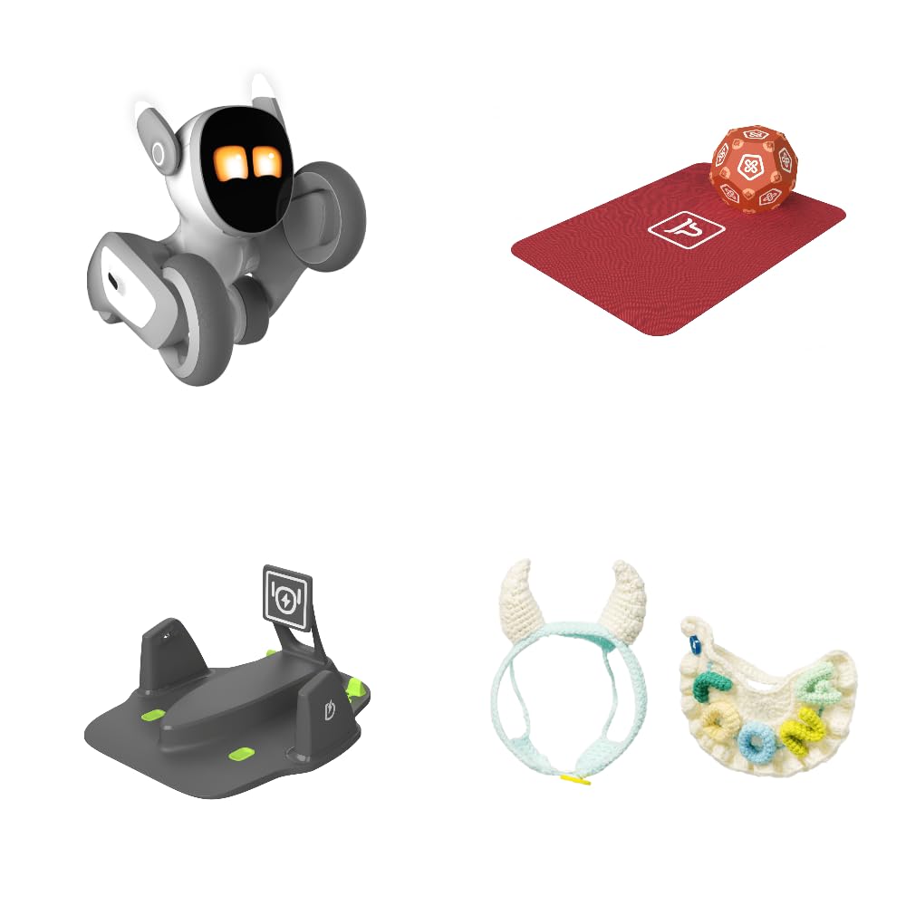 Loona The PETBOT & アクセサリーセット Amazon.com: Loona Pet Robot with Bullish Charm Outfit Outfit