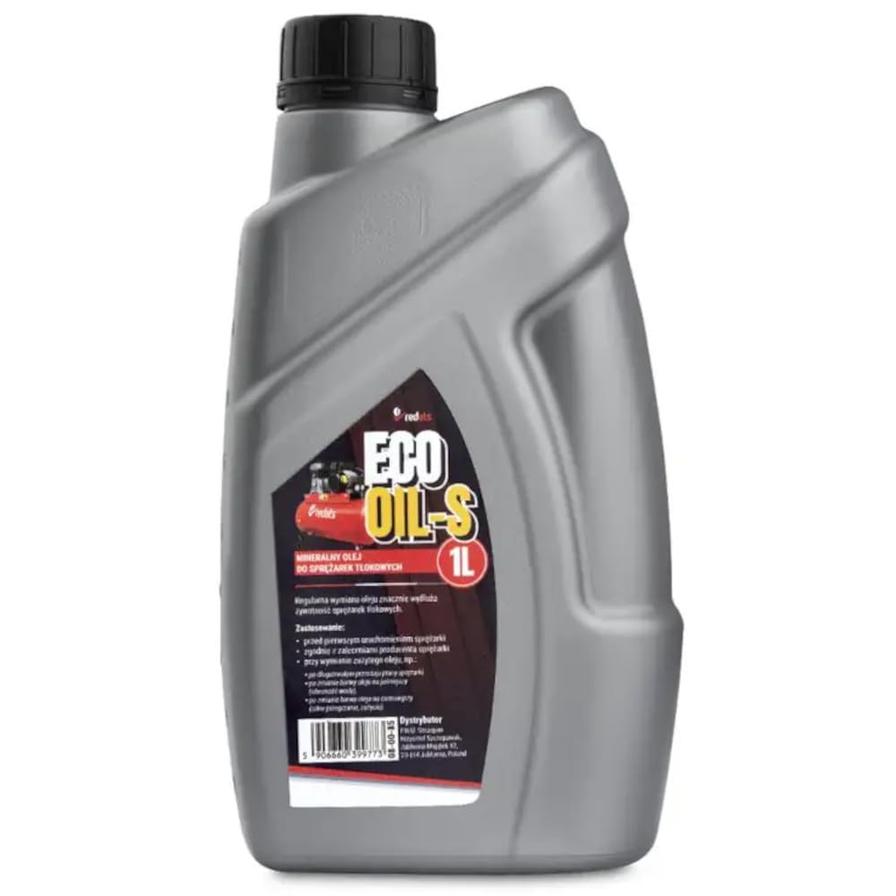 SIO Olio per Compressore d’Aria a Pistone 1 Litro SAE 30 Minerale Senza Additivi – Lubrificante Monogrado per Compressori Aria Compressa – Protezione Antiusura Uso Professionale