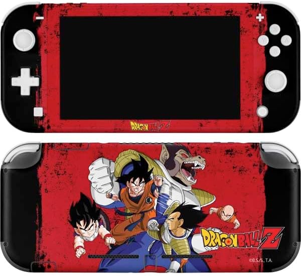 Skinit Decal Gaming Skin Compatible with Nintendo Switch Lite - Officially Licensed Dragon Ball Z Vegeta Portrait Design