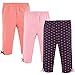 Hudson Baby Unisex Baby Cotton Pants and Leggings Hearts, 3 Toddler