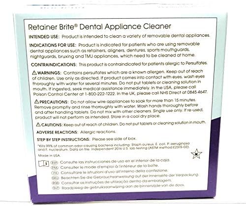 Retainer Brite Cleaning Tablets- Pack Of 36