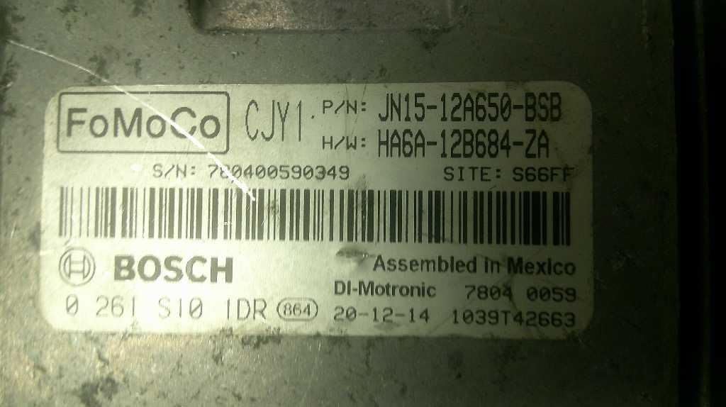 Engine ECM Control Module 1.0L Fits 18-21 ECOSPORT JN15-12A650-BSB JN1512A650BSB