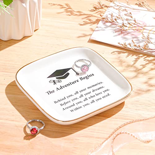 Titanape Graduation Gifts for Women Trinket Dish 2026 Graduation Presents for High School/College/Middle School Graduate Masters Nurses Students Best Friend Sister Daughter - Image 3