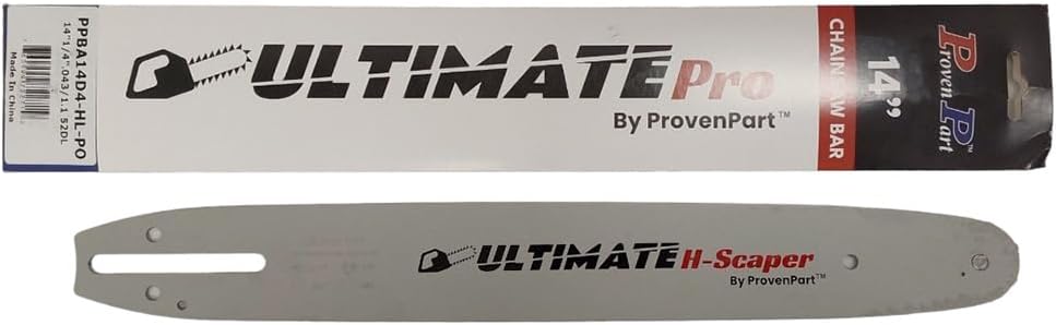 proven part 14 in. Chainsaw Guide Bar Fits E-00072 Mount HL PO A041 3/8" LP .043" 52DL