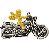 All American Gremlin Bells Guardian Angel Biker Pin