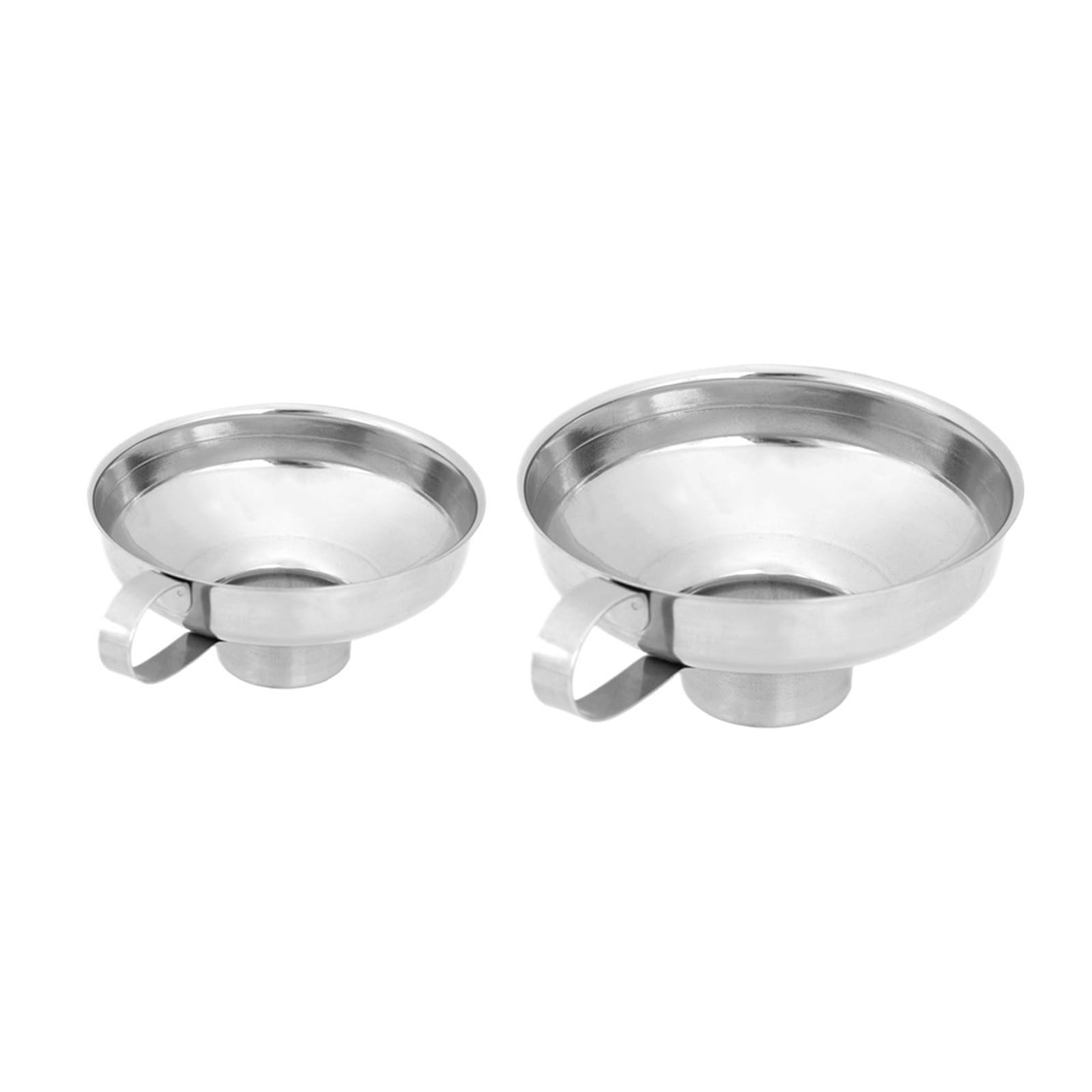 Funnels (hogar y Cocina) Embudo de Boca Ancha de Acero Inoxidable, tolva for enlatado, Embudo de aderezo for Ensalada Gruesa, Lata de Boca Ancha for Aceite, Vino, Herramienta de Cocina
