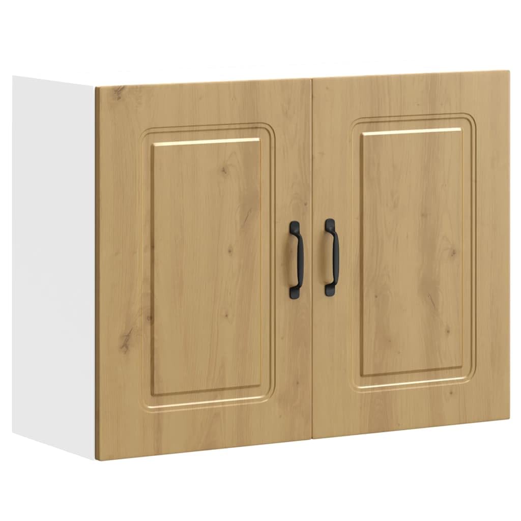 vidaXL Küchen-Hängeschrank Kalmar Artisan-Eiche Holzwerkstoff, Wandschrank Küche, Wandschrank, Oberschrank, Küchenschrank, Hängeschrank