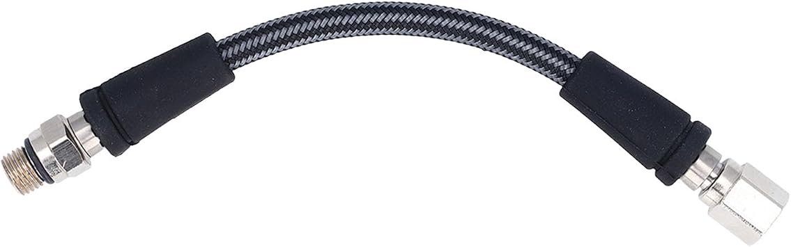 Diving High Pressure Regulator Hose,Scuba Diving Flexible Braided Hose,Carbon Fiber Woven Safe Braided Hose,for Deep Diving, Teaching Diving Activities