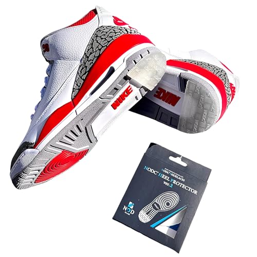 [NODC] HEEL PROTECTOR Ver.2 ヒールプロテクター ソールプロテクター ヒールプロテクター守 ヒールガード ヒール保護 補強 保護 補修 ヒール ソール 守 (Free, クリア)