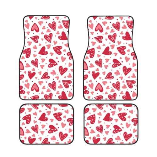 Alfombrillas de coche de neopreno y diseño de corazón: protección total y base antideslizante
