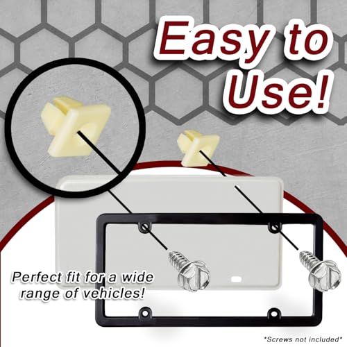 image for BoltsandNuts.com 1000 Pack License Plate Nuts for Front and Back Licen