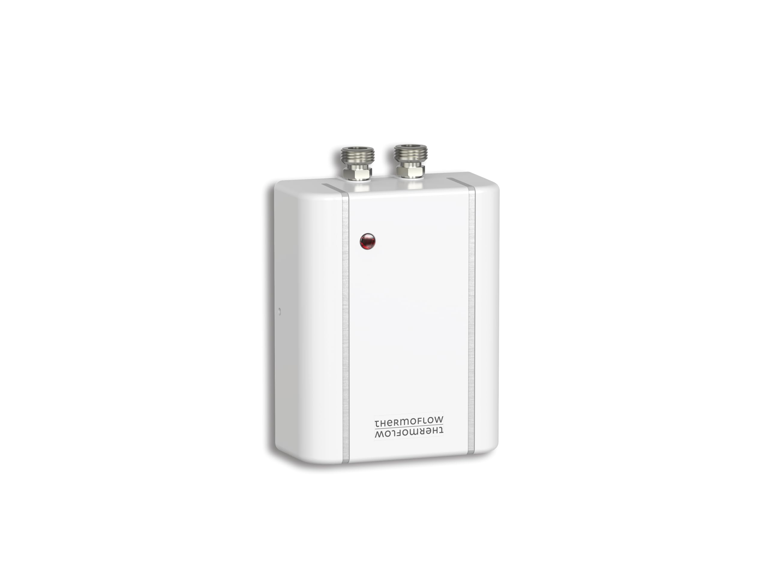 Thermoflow Elex 3,5 kW Klein-Durchlauferhitzer / 230 V/druckloser Durchlauferhitzer/Warmwasser bis 25 °C/G 3/8“ Anschluss / 2 L/min/für Waschbecken oder Küchenspülen