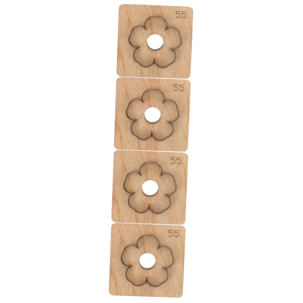 STOBOK 4 Piezas Troquel De De Pétalos Moho Troquelado De Cuero Molde De De Bricolaje Molde De Cuero Diy Troquel De Artesanal De Cuero Tira De Cuero Manual De Madera