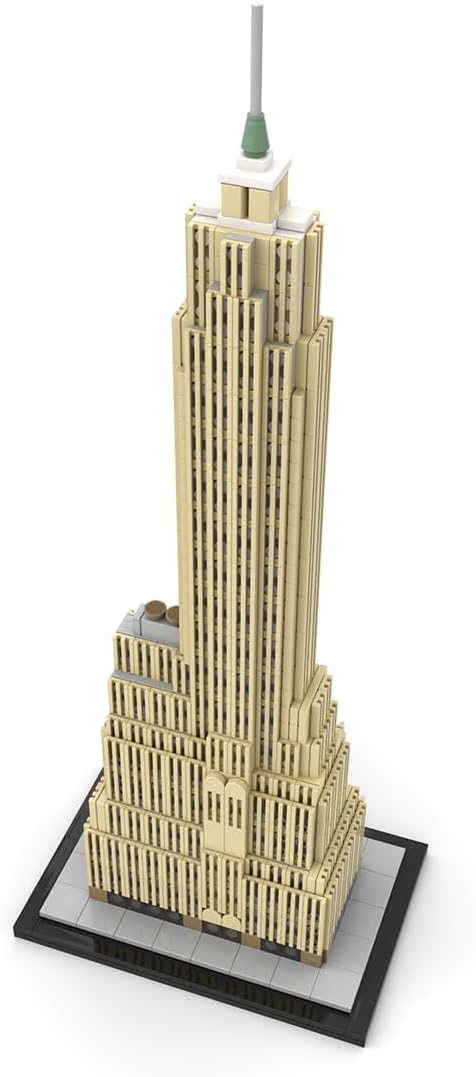 1:800 Scale NYC Building Blocks Set, 742PCS Architecture Model MOC Kit, Iconic Landmark Skyline Display for Adults & Teens, Home & Office Decor Collectible, Designed by SPBrix