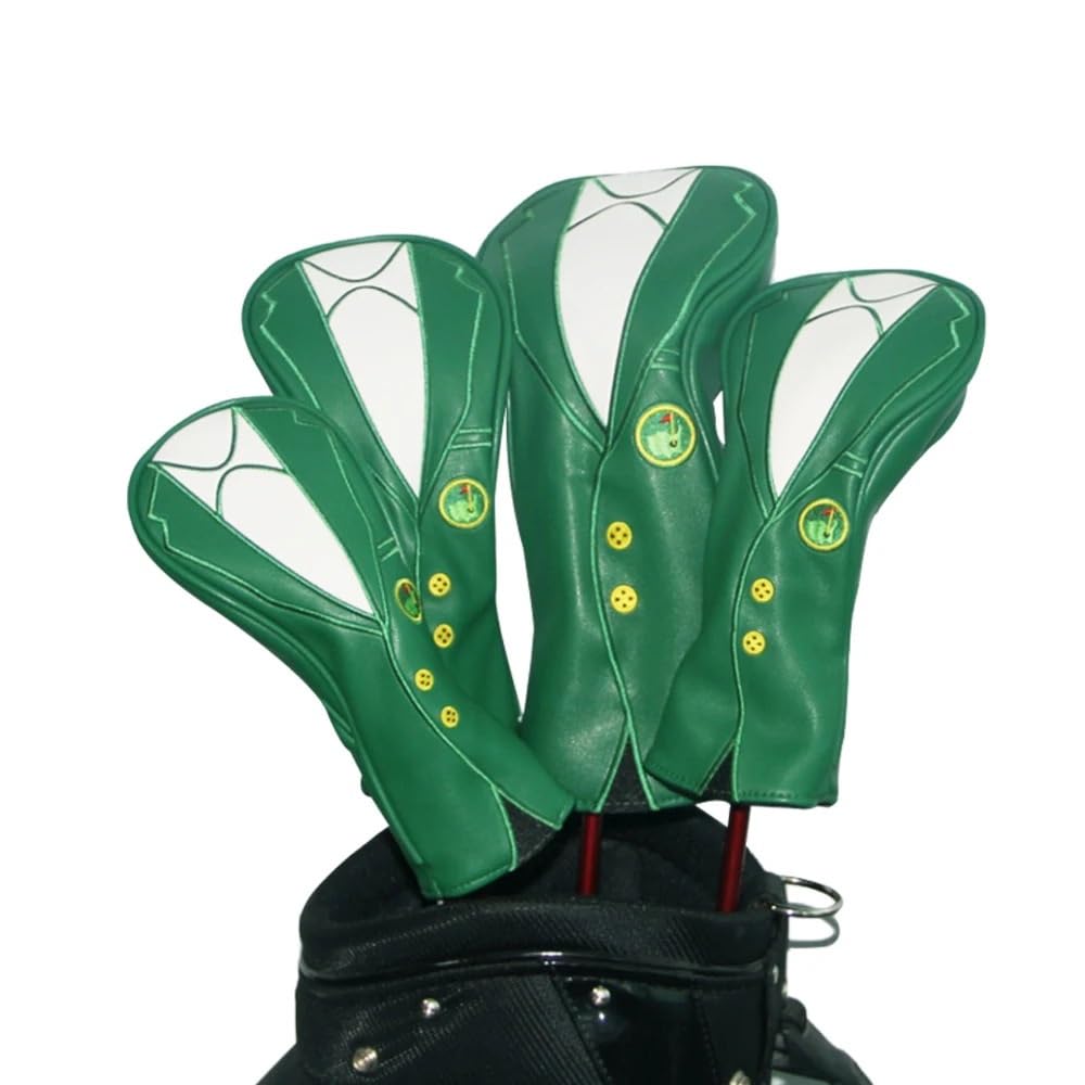 SchläGerkopfhüLlen Golfschläger-Kopfbedeckung, kompletter Satz, Hybrid-Kopfbedeckungen, Set, Golf-Kopfbedeckung, Driver, Holz, Eisen, Putter-Kopfbedeckung Golf SchläGerhauben(Iron Set)