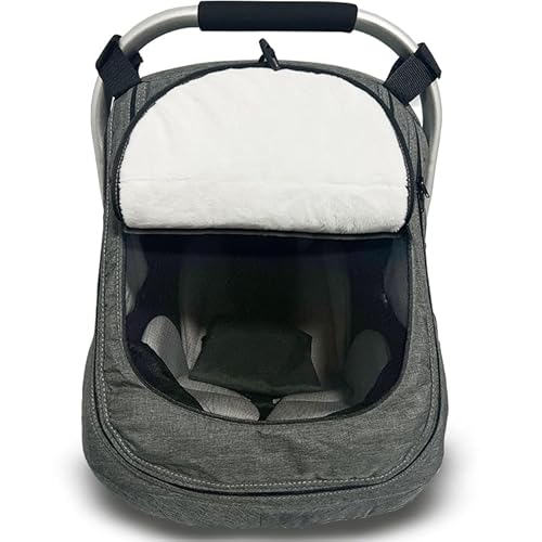 Car Seat Covers for Babies, Winter Fleece Covers Baby Car Seat Cover for Newborn Boy Girl,Universal Canopies Covers for Infants Carseat Cover Waterproof Protection Baby Covers Warm and Cozy