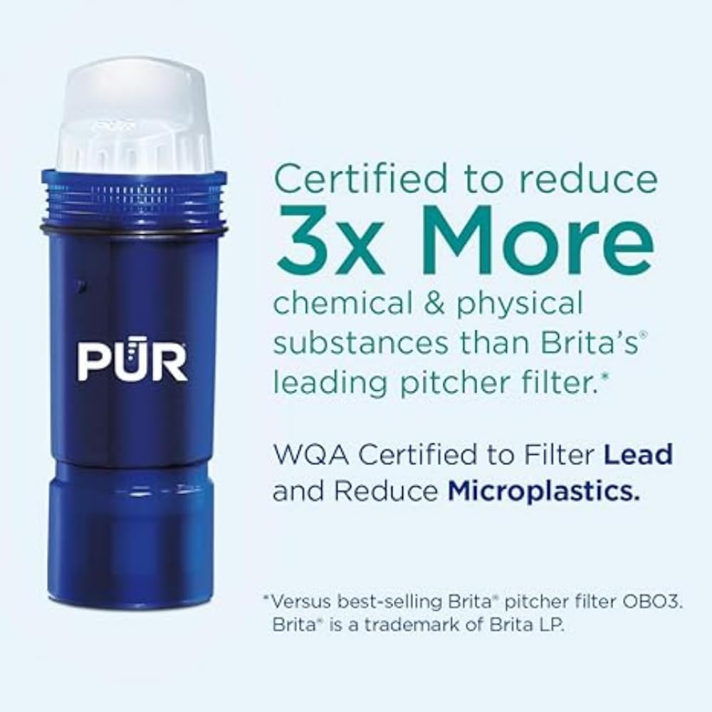 PUR Plus Lead Reducing Bundle, 30 Cup Dispenser with Filter, 7 Cup Pitcher with Filter and Faucet Mount Water Filtration System