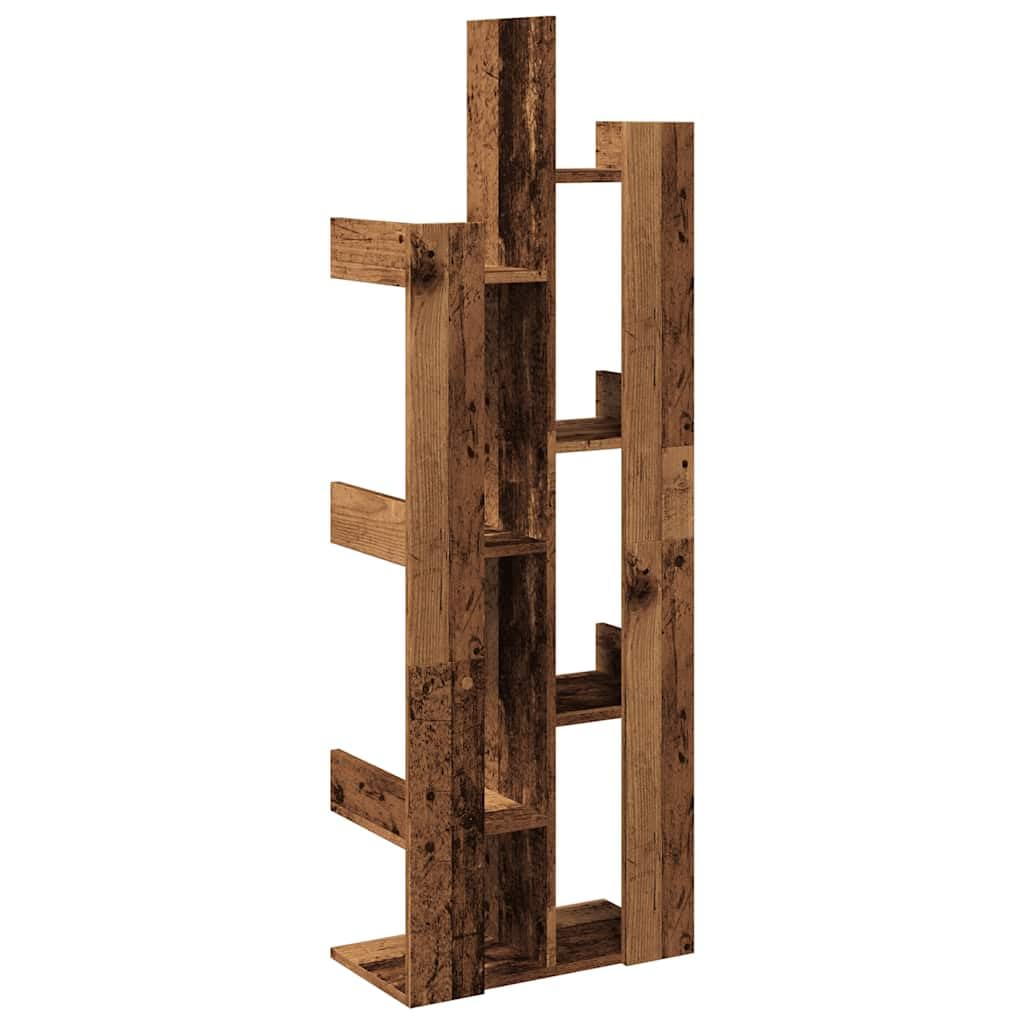Generisch Bücherregal Altholz-Optik 48x25,5x140 cm Holzwerkstoff,Möbel,Regalsysteme,Bücherregale Bücherschränke-856694