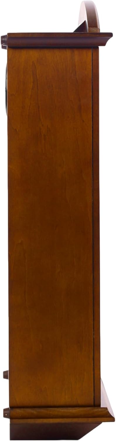 SEIKO QXM610BLH 18 Melodies Pendulum Wall Clock, 18.1 x 9.7 x 4.1 Inches