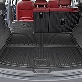 GALVAGNITE Cargo Mat for Mazda CX-5 2017-2024 2025 Accessories, Full Coverage All Weather Trunk Cargo Liner with Backrest Protectors & Storage Mats