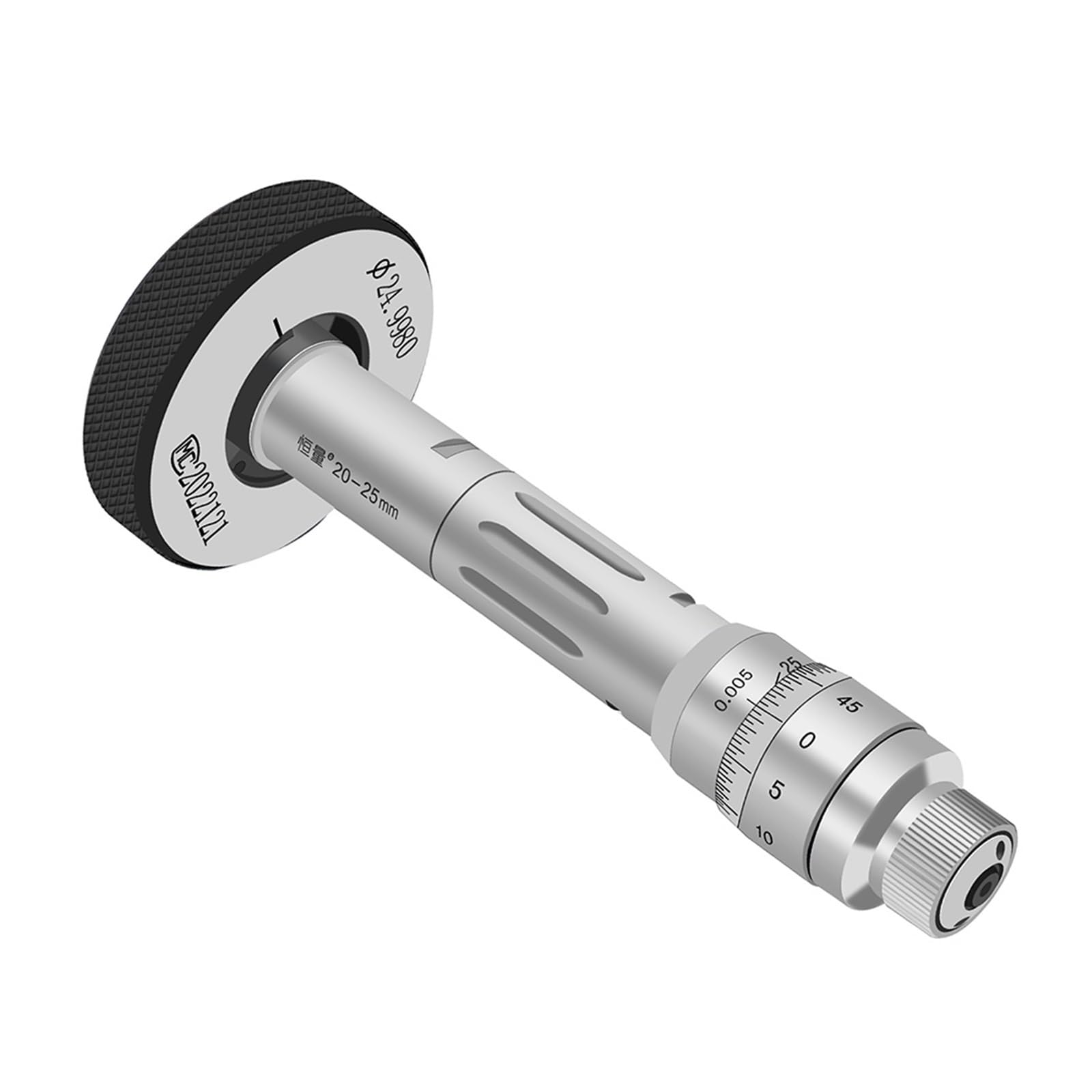 726-101 Micrometro meccanico for diametro interno a tre punti da 6-100 mm Misurazione del cerchio interno del foro interno a tre griffe ad alta precisione 0,004 mm(90-100mm)