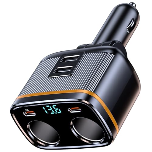 Cargador USB C coche potente para evitar descargas y proteger móviles