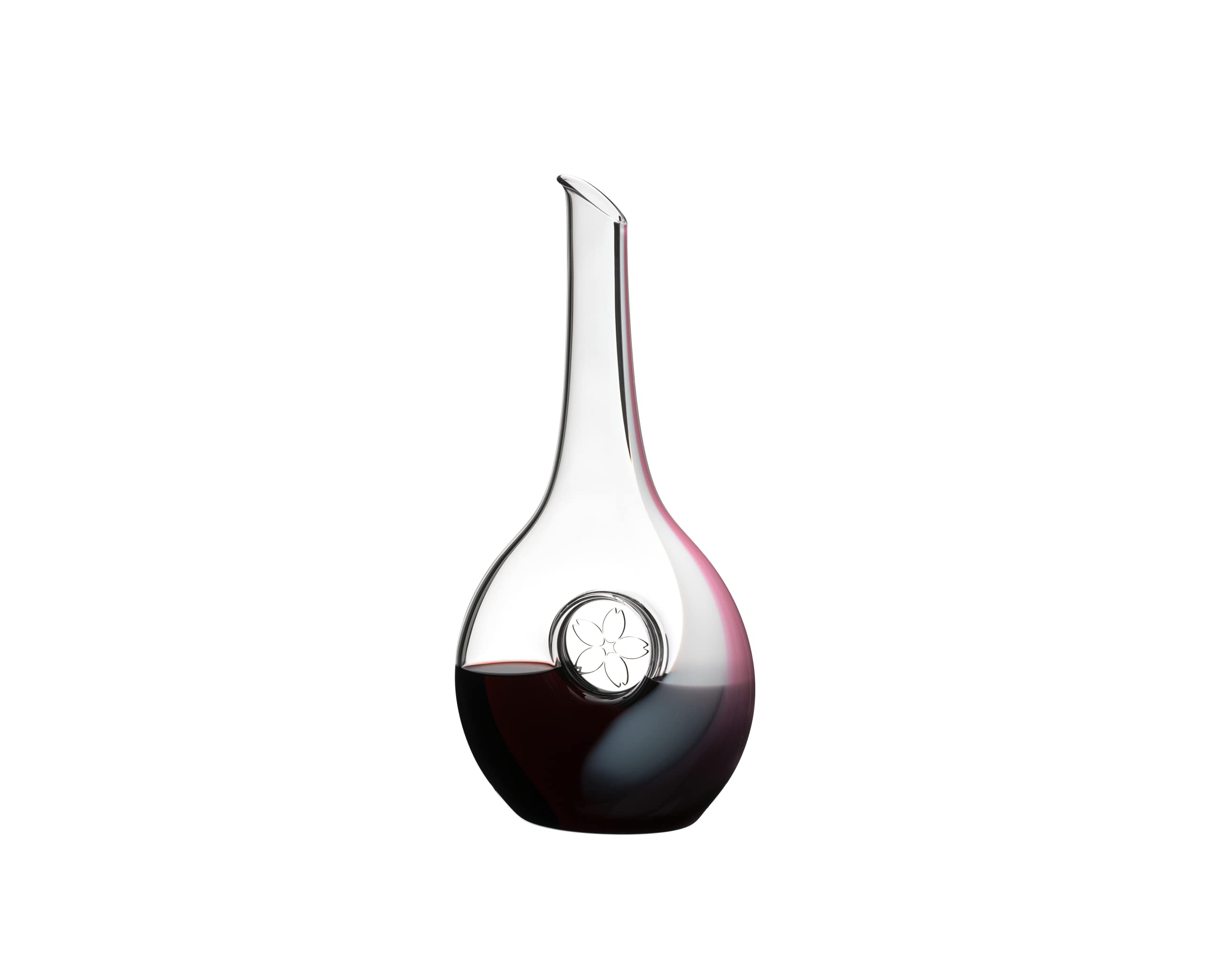 Riedel Decanter Sakura, Jarra decantadora, Cristal, Blanco, Rosa, 1,21 L