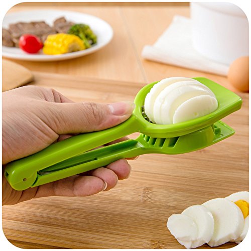 Best Handy Slicer Egg Slicers Slices Eggs Mushroom Strawberry Kiwi Soft Cheese Steel Blades With Handle Kitchen Utensil - Thumbnail 2