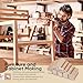 Barydat Domino Tenon Beech Wood 6mm x 20mm x 40mm 200 Pack Beechwood Loose Tenons Compatible with Domino Insertion Dowel Block for Loose Tenons Joinery Systems, Woodworking Furniture Splicing