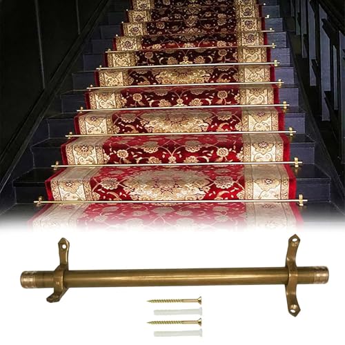 Soportes ajustables para escaleras evitan deslizamientos de alfombra