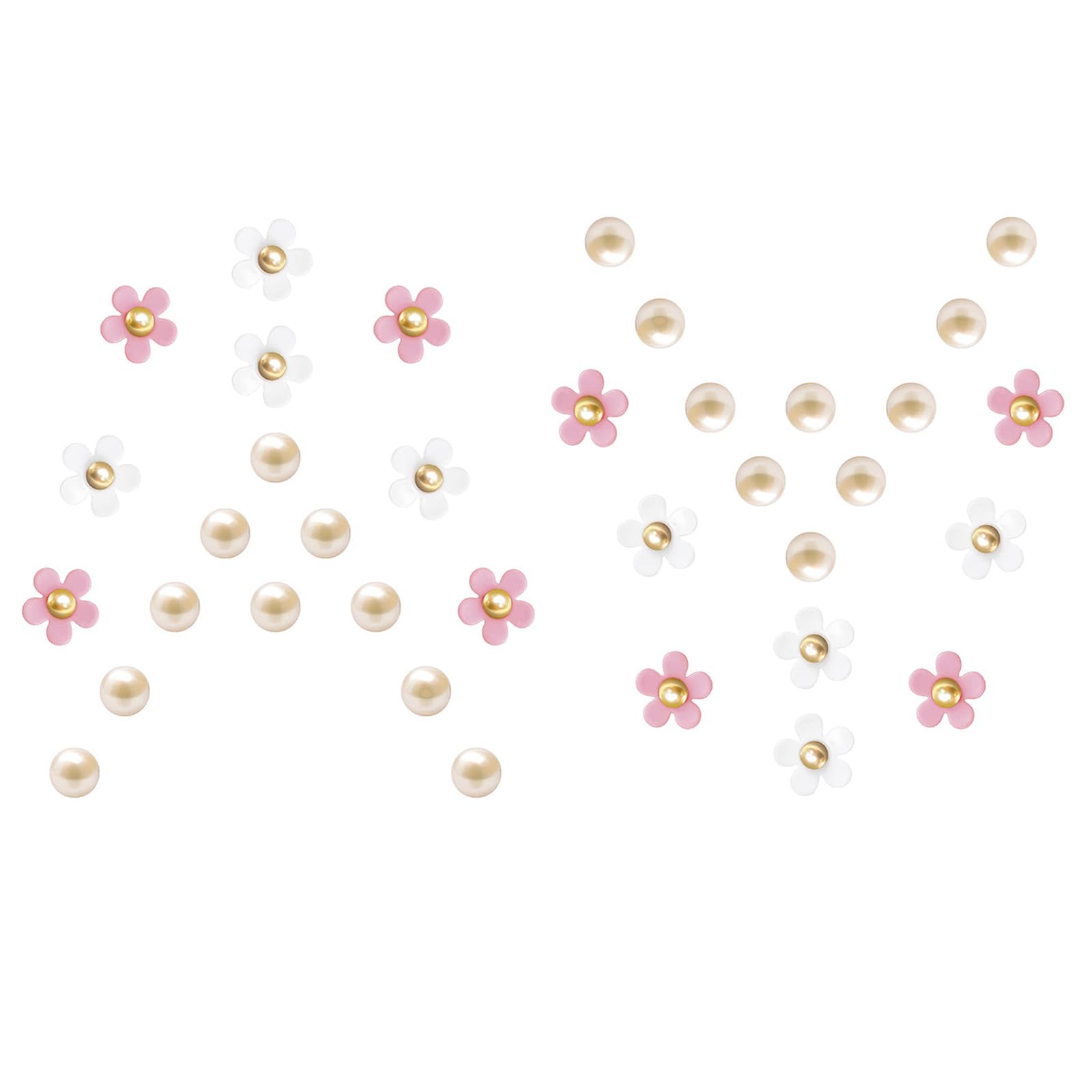 Charms Crocs Fleurs Bijoux de Chaussures Pins Crocs Fleurs Chaussure Bijoux avec Boutons Fleur Fleur Chaussure Charme Avec Boutons pour Femmes Sabots Sandales Pantoufles 36 Pièces