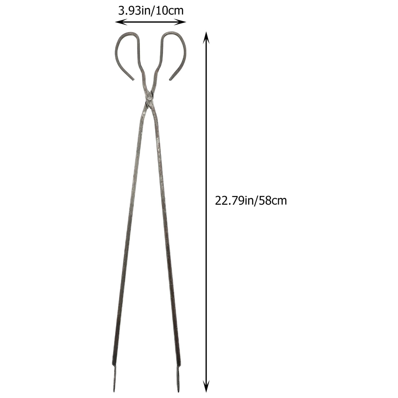 Happyyami 2Pcs Clips Portable Firewood Tongs Ergonomic Garbage Clamp for Camping Bbq Outdoor Gatherings