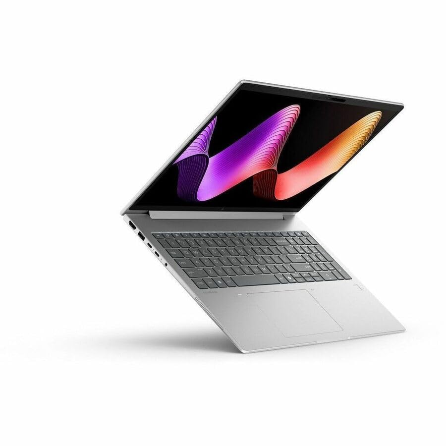 Image of HP EliteBook 6 G2i 16 inch Copilot+ PC Notebook - WUXGA - Intel Core Ultra 5 Series 3 335-16 GB - 512 GB SSD - English Keyboard - Pike Silver Aluminum - Intel Chip - 1920 x 1200 - Windows 11 Pro - - in-