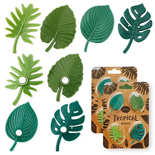 16 Piezas Imanes Decorativos Hoja Monstera miniatura 7