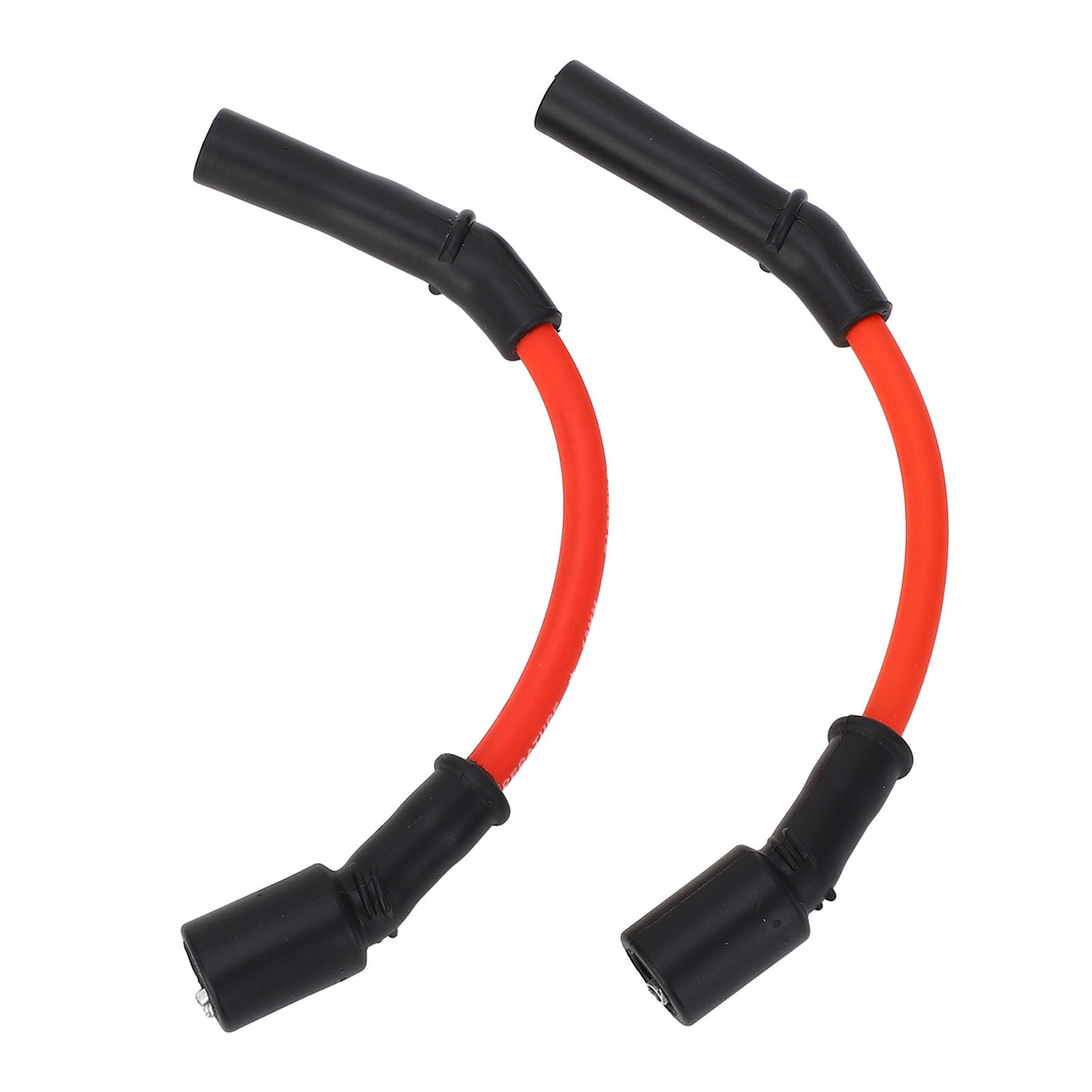 2 Pcs 10,4 Mm Filo per Candele Set Kit di Filo di Accensione a Spina Ad Alta Efficienza per Macchine in Serie XB9 XB12 (Rosso)