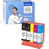 【Zuverlässige Qualität】Mit der Auswahl erstklassiger Materialien, fortschrittlicher automatischer Produktion, Maßnahmen zur Qualitätskontrolle und strengen Produkttests bietet Mycartridge eine stabilere Leistung und eine längere Drucklebensdauer, ohne den Drucker zu beschädigen.
