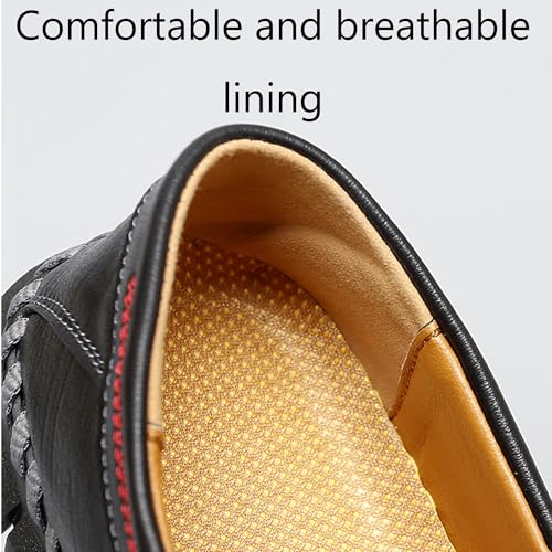 Mens Loafers Shoes Breathable Slip-on Casual Shoes Work Business Sneakers Driving Ofice Dress Shoes3