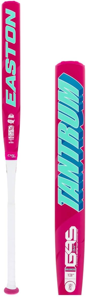 Batte Softball USSSA Easton Tantrum 2 2024 - 34 Pouces / 25 Oz, Une Pièce (Neuf)