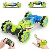 Dysaim Gesture RC Car Hand Controlled Stunt Car for 6-12 yr Boys Girls, 2.4GHz Remote Control Gesture Sensor Toy Drift Twist with Light Music for Kids Birthday Xmas Gift