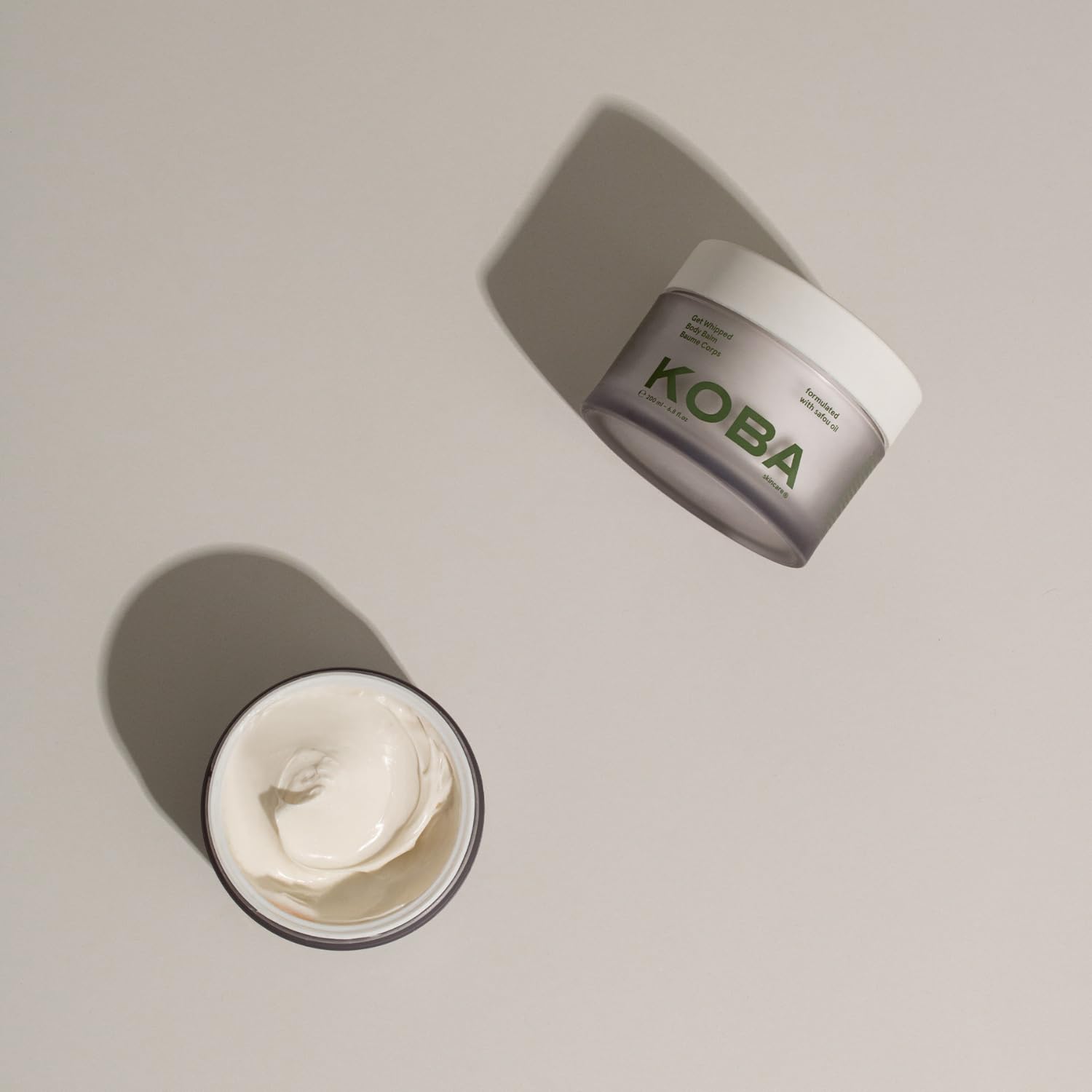 KOBA Get Whipped Body Balm - For Women & Men - Hydrating Firming Balm - Dry to Very Dry Skin - Woody, Floral, Fresh Fragrance - Natural - Vegan - Safou Oil - Olive & Shea Butter - L-Carnitine (200 ml) - Image 4