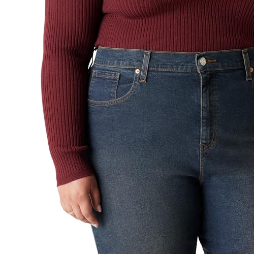 Levi Strauss Signature Women's Heritage High-Rise Loose Straight Jeans Stretch Denim (Also Available in Plus Size)4