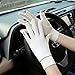 Holiberty Womens UV Protection Sunblock Driving Gloves Girls Summer Outdoor Breathable Cooling Silky Wrist Mittens Touchscreen Nonslip Fingerless Cycling Gloves for Fishing Running Golf Gloves