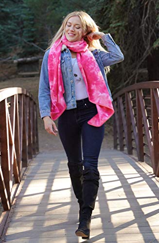 Funky Junque Womens Scarf Soft Warm Knit Winter Shawl Wrap - Chenille Confetti Oatmeal #TOP3