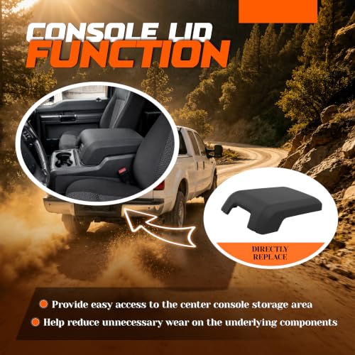 ALMULOO Console Lid Compatible with 2011-2016 F250 by ALMULOO - Used condition - Image 4