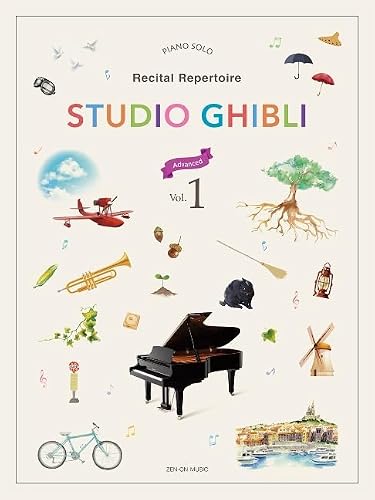 Studio Ghibli Recital Repertoire 1［Advanced］ 発表会のための名曲ライブラリー スタジオジブリ曲集[中級]1)［英語版］