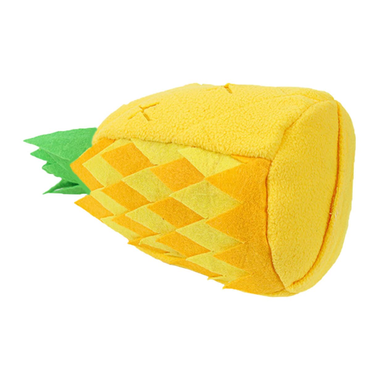 Yardwe Jouet à Renifler pour Chien Jouet pour Chiot Jouet à Mâcher pour Chien Ananas