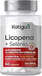 KATIGUÁ Licopeno De Tomate + Selênio Sem Sabor Katiguá 60 Cápsulas Rígidas • 30 Doses Laranja